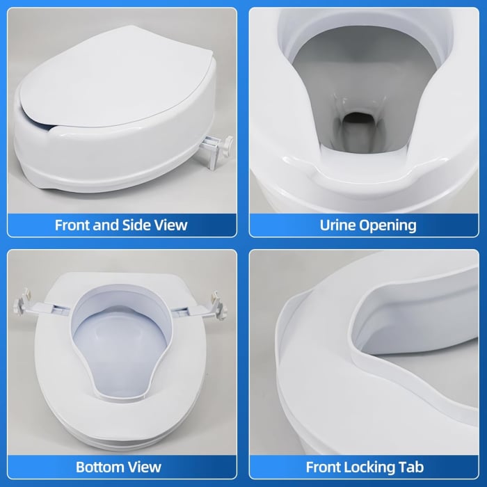 Inaltator WC universal cu capac 15 cm GABOS, suport 200 kg, montaj rapid [9]