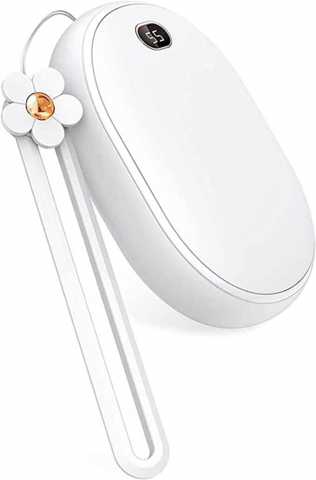 Incalzitor de maini cu powerbank 10000mAh, 12W, incarcare USB tip C, 2 trepte incalzire, pana la 6 ore de functionare, RESIGILAT [2]