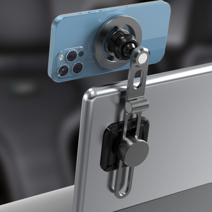 Suport telefon pentru Tesla Model S, Model 3, Model X si Model Y, cu prindere in partea verso a ecranului tactil, compatibil cu iPhone si Android [14]