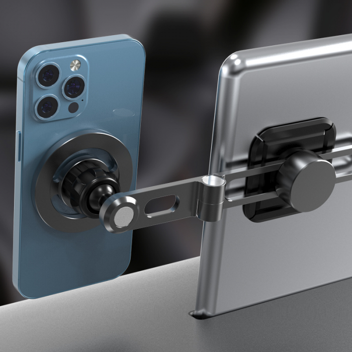 Suport telefon pentru Tesla Model S, Model 3, Model X si Model Y, cu prindere in partea verso a ecranului tactil, compatibil cu iPhone si Android [13]