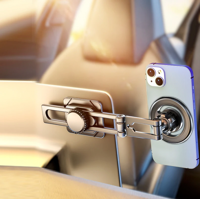 Suport telefon pentru Tesla Model S, Model 3, Model X si Model Y, cu prindere in partea verso a ecranului tactil, compatibil cu iPhone si Android [3]