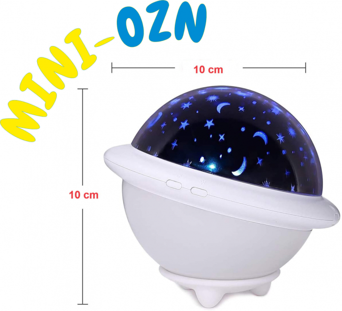 Lampa de veghe OZN, alb [2]