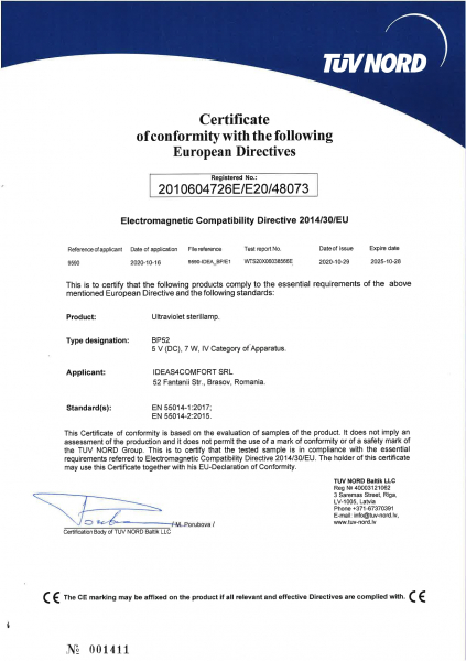 Lampa UVC bagheta bactericida 7 W, alb [8]