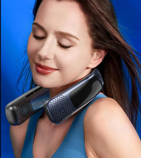 Ventilator pentru gat, 3 trepte de viteza, USB [6]