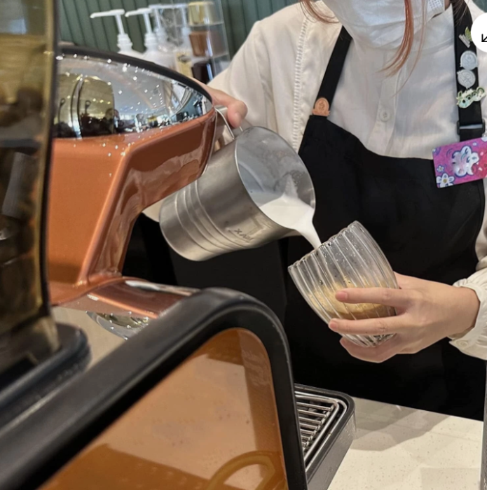 Pahar perete dublu 250 ml, cu striatii, din sticla borosilicata premium termorezistenta, design modern, cana transparent cafea, cappuccino, ceai, suport de pluta inclus, transparent - Copie [9]