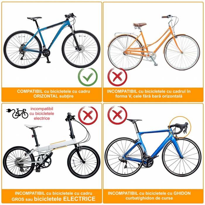 Scaun copil pentru bicicleta cu montaj pe cadru, 2-5 ani, capacitate 32 kg, cu suport pentru picioare, cu ghidon auxiliar pentru copil, negru [8]