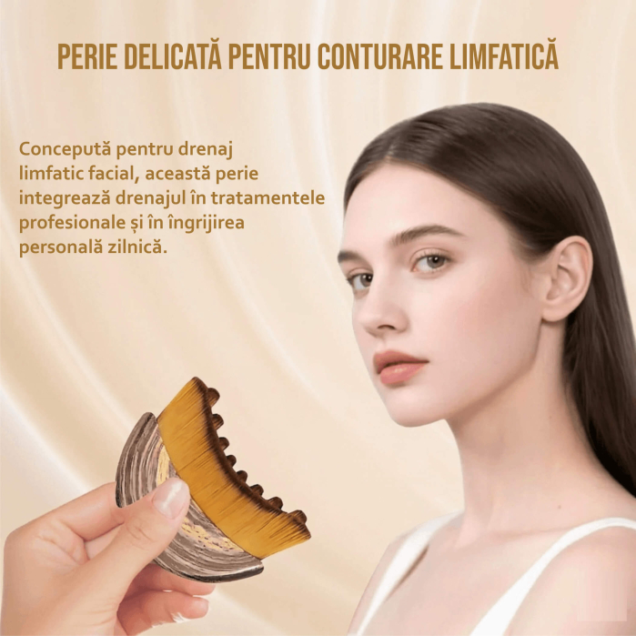 Set perii faciale pentru drenaj limfatic, curatare si masaj [7]