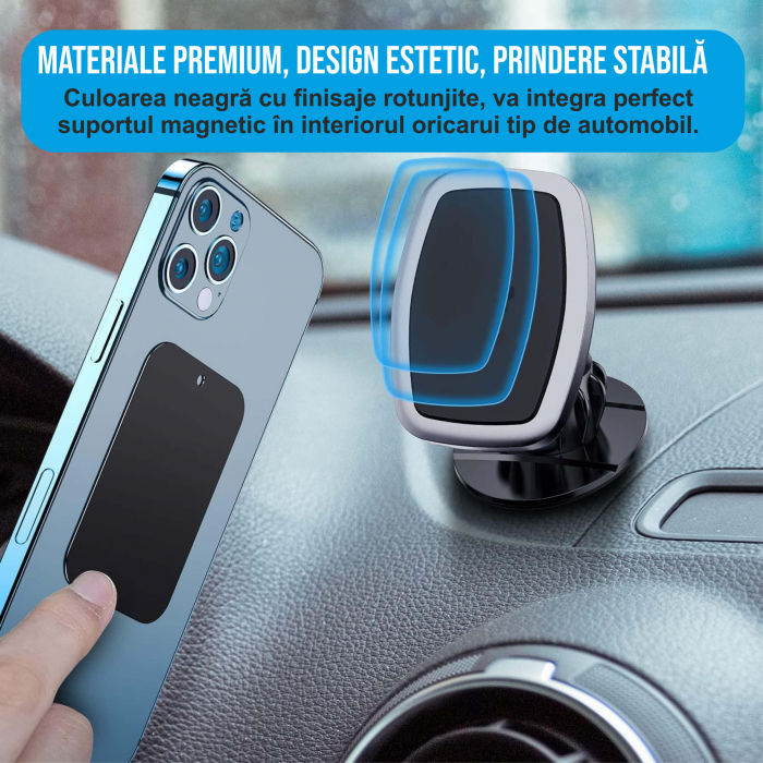 Suport magnetic pentru telefon pe bordul masinii [5]