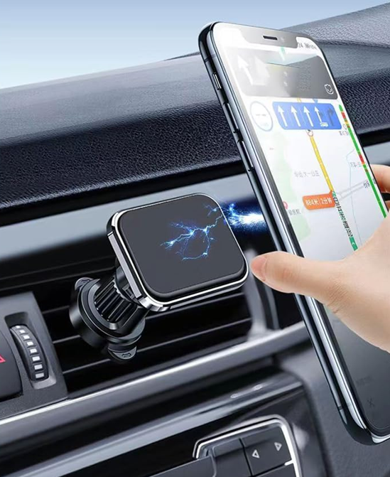 Suport telefon auto magnetic grila ventilatie rotire 360 universal [14]