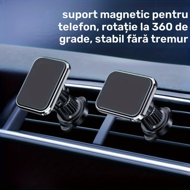 Suport telefon auto magnetic grila ventilatie rotire 360 universal [3]