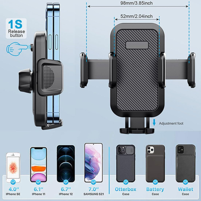 suport telefon auto grila ventilatie rotativ 360 universal [4]