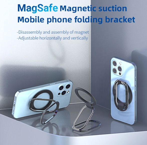 Suport inel MagSafe pentru telefon, universal, magnetic, rotativ, compatibil cu iPhone 15/14/13/12, huse MagSafe sau smartphone Android, inel ESR HaloLock cu adeziv inclus [7]