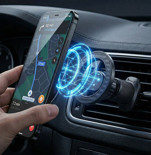 Suport telefon auto magnetic universal 360 grade pentru bord compatibil toate telefoanele [6]