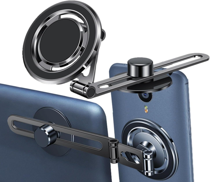 Suport telefon Tesla Model S 3 X Y magnetic auto rotatie 360 iPhone Android [3]