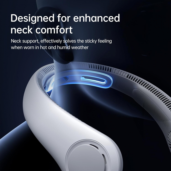 Ventilator pentru gat, 3 trepte de viteza, USB [3]