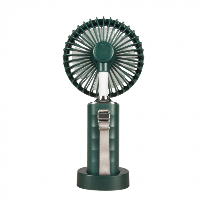 Ventilator de mana, portabil, 3 trepte ventilatie, incarcare USB, acumulator 1200 mAh, 2 W, Ideas4Comfort (3 culori) [4]