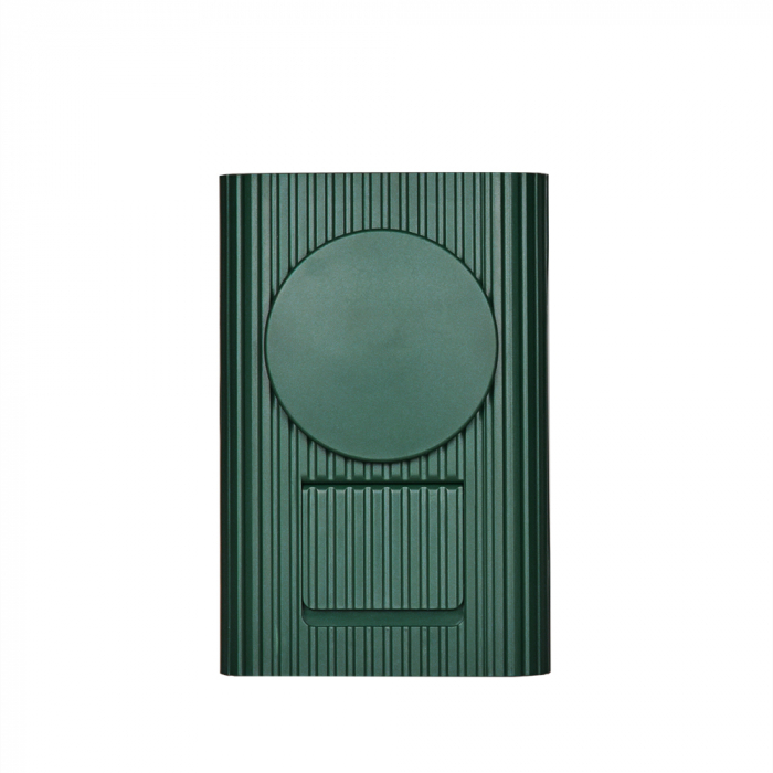 Ventilator portabil, 3 trepte ventilatie, incarcare USB, acumulator 2000 mAh, 4 W, Ideas4Comfort, verde [2]