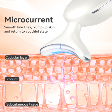 Aparat masaj facial multifunctional 7 in 1, ingrijire fata/gat, reincarcabil USB, reduce ridurile, 3 moduri masaj, lifting facial anti-aging, vibratii, lifting, terapie cu lumina LED 7 culori [7]