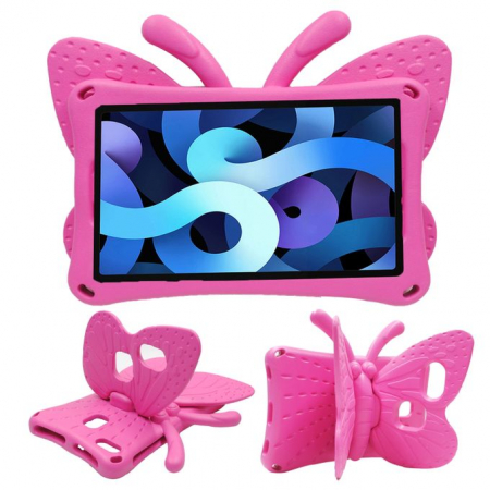 Husa protectie tableta pentru copii, burete, compatibil cu Samsung Tab A T290 (2019) 8" (210 x 127 mm), acces la toate porturile, Ideas4Comfort, Buburuza, Fluture [3]