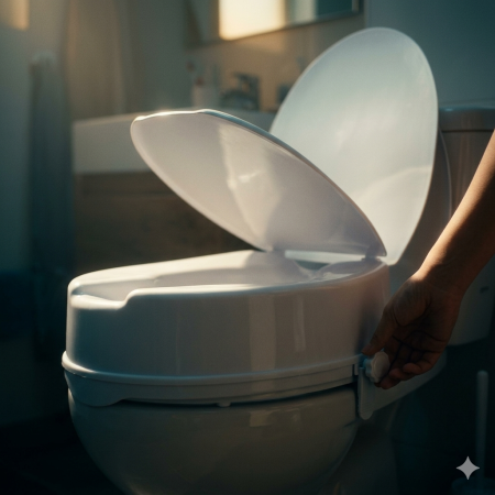 Inaltator WC universal cu capac 15 cm GABOS, suport 200 kg, montaj rapid [9]