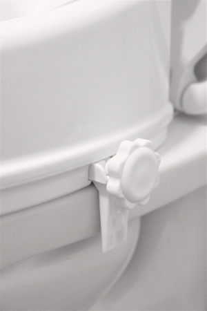 Inaltator WC universal cu capac, inaltime 15 cm, sistem de prindere reglabil, sarcina maxima 200 kg, usor de instalat si curatat, alb [5]