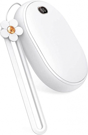 Incalzitor de maini cu powerbank 10000mAh, 12W, incarcare USB tip C, 2 trepte incalzire, pana la 6 ore de functionare, RESIGILAT [1]