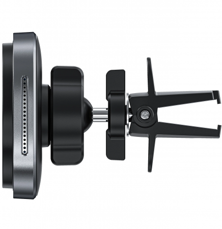 Incarcator MagSafe wireless pentru masina,fixare in grila de ventilatie, compatibil Android si iOS, incarcare maxim 15W, negru, resigiliat [2]