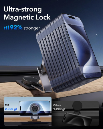 Suport telefon pentru Tesla Model S, Model 3, Model X si Model Y, cu prindere in partea verso a ecranului tactil, compatibil cu iPhone si Android, RESIGILAT [8]