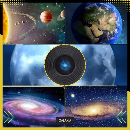 Lampa proiector Cosmic HD, lampa de veghe copii, rotativa 360°, focus reglabil, temporizator, proiector stele copii cu 12 discuri proiectie cosmice [3]