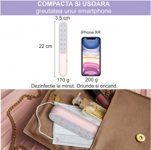Lampa UVC bagheta bactericida 7 W, alb [6]