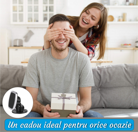 Suport magnetic pentru telefon pe bordul masinii [9]