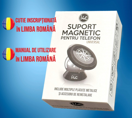 Suport magnetic pentru telefon pe bordul masinii [5]
