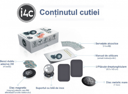 Suport magnetic pentru telefon pe bordul masinii [2]
