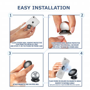 Suport magnetic pentru telefon pe bordul masinii [4]