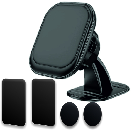 Accesorii telefon - Suport telefon auto magnetic universal 360 grade pentru bord compatibil toate telefoanele