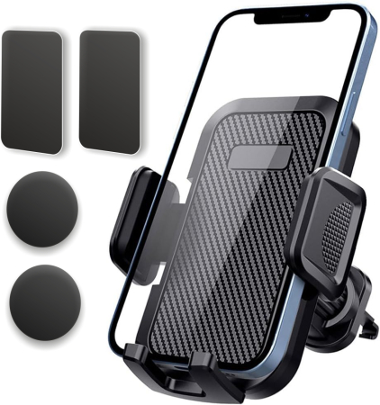 Accesorii telefon - suport telefon auto grila ventilatie rotativ 360 universal