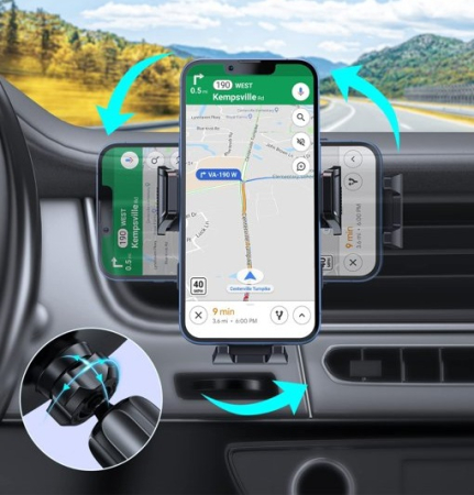 suport telefon auto grila ventilatie rotativ 360 universal [1]