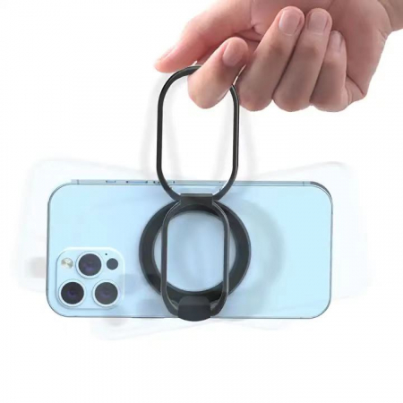 Accesorii telefon - Suport inel MagSafe pentru telefon, universal, magnetic, rotativ, compatibil cu iPhone 15/14/13/12, huse MagSafe sau smartphone Android, inel ESR HaloLock cu adeziv inclus