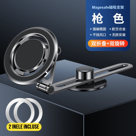 Suport telefon auto magnetic universal 360 grade pentru bord compatibil toate telefoanele [1]