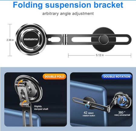 Suport telefon auto magnetic universal 360 grade pentru bord compatibil toate telefoanele [5]