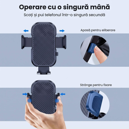 suport telefon auto grila ventilatie rotativ 360 universal [5]