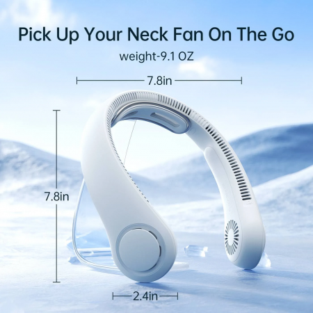 Ventilator pentru gat, 3 trepte de viteza, USB [1]
