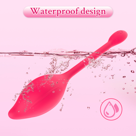 Vibrator cu aplicatie mobila, GABOS, 10 moduri de vibratii, silicon medical, reincarcabil USB, rezistent la apa, jucarie sexuala, cu masca dantelata, panglica satinata de ochi, lenjerie din plasa elas [7]