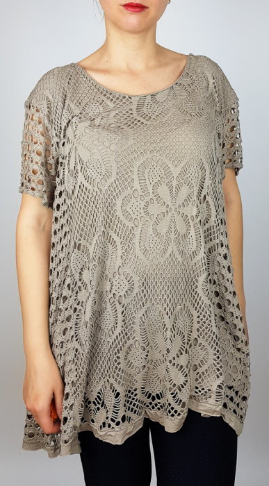 Bluza cu dublura iris