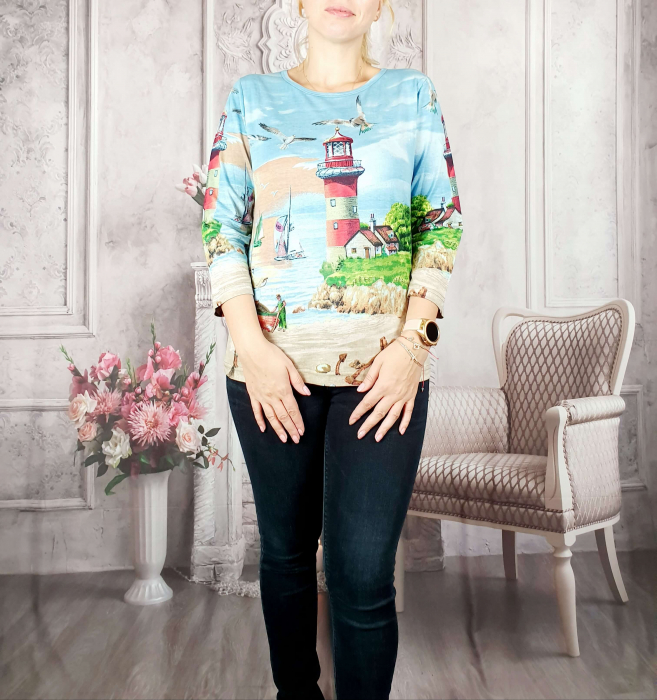 Bluza cu imprimeu- flaviana