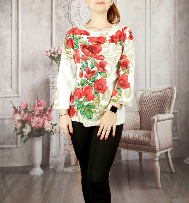 Bluza cu imprimeu- flaviana 16