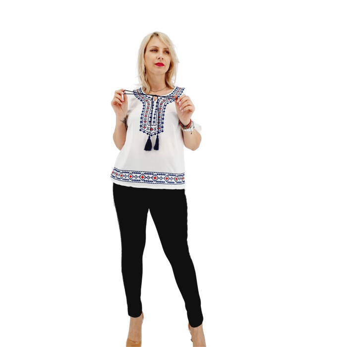 Bluza dama panza cu broderie tanika 4