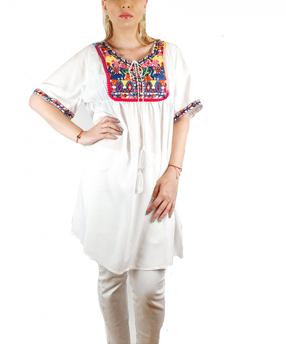 Bluza lunga brodata ema 3