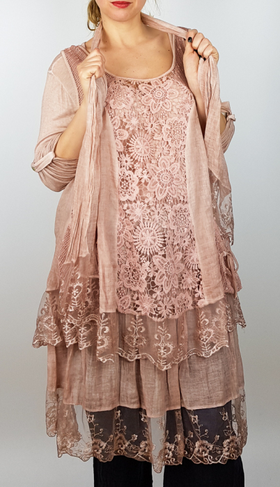 Bluza lunga flori 4