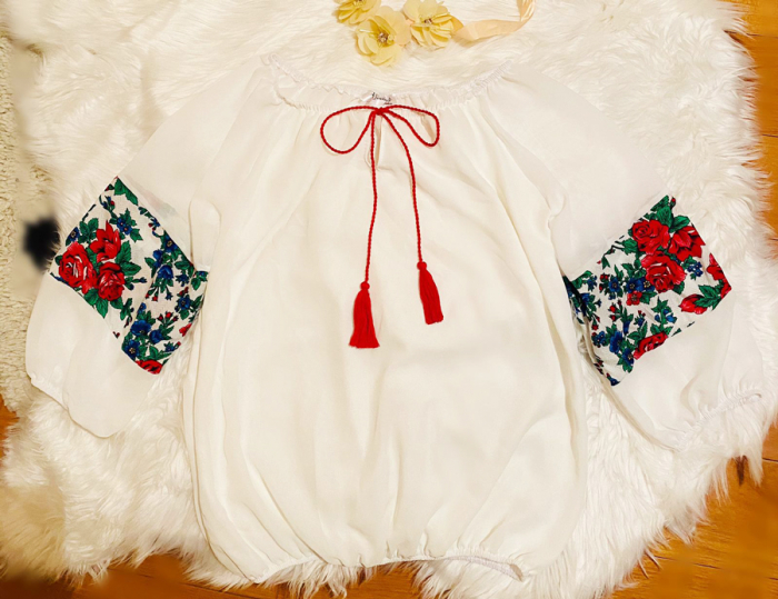Bluza stilizata cu motive traditionale Margareta 2 [3]